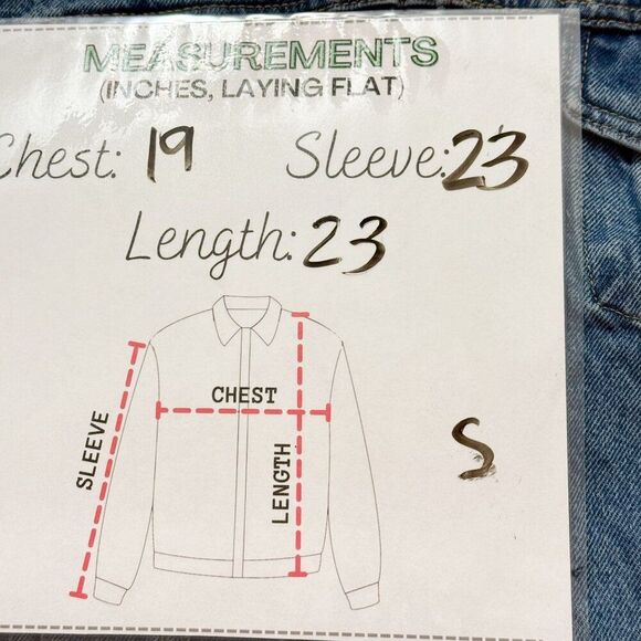 Levi's NWT Sz S Wild West Medium Wash Ex-Boyfriend Trucker Denim Jean Jacket - Picture 5 of 14